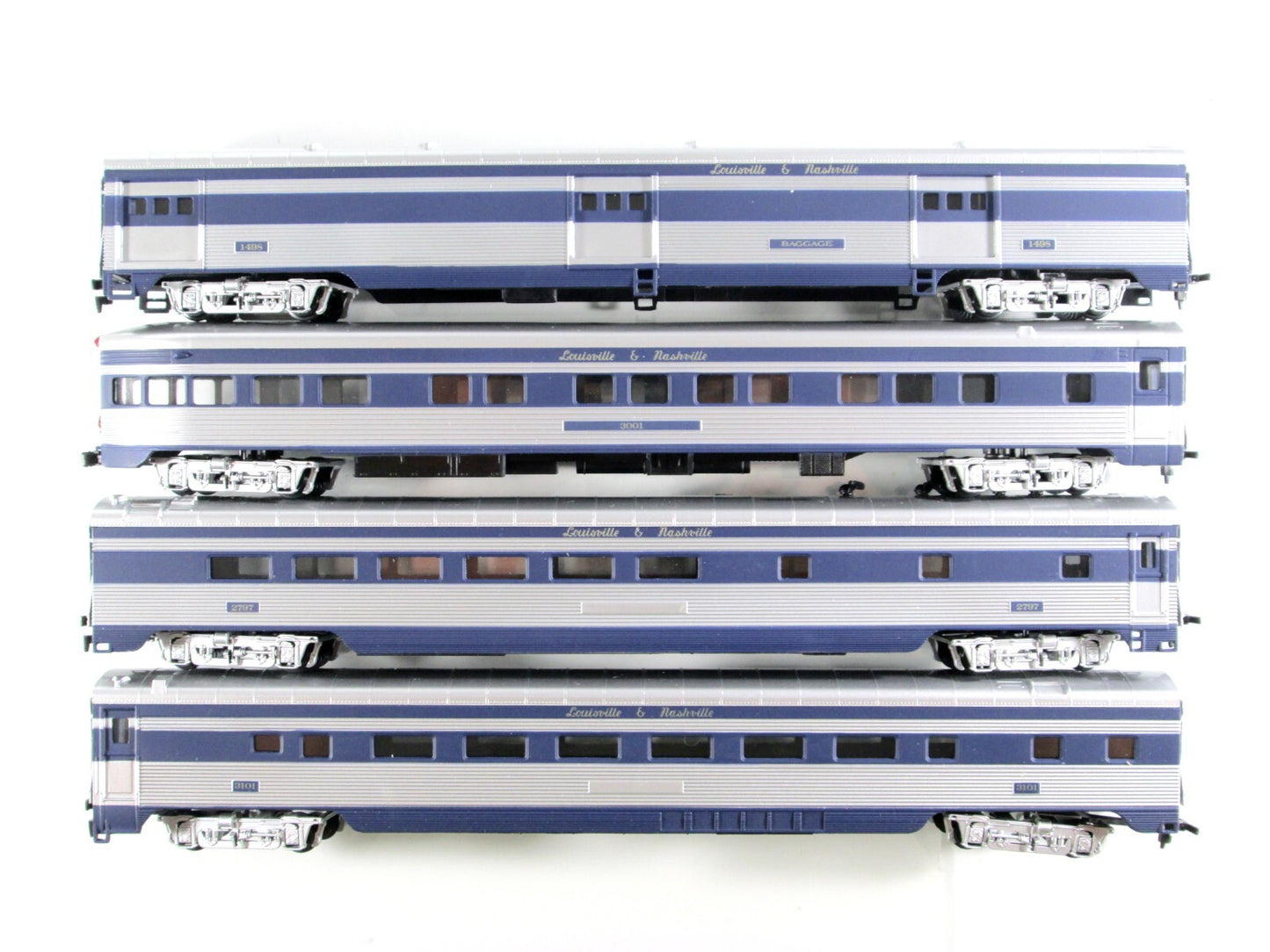HO Scale ***LOUISVILLE NASHVILLE HUMMINGBIRD*** Passenger 8-Set -IHC 47348 *RARE