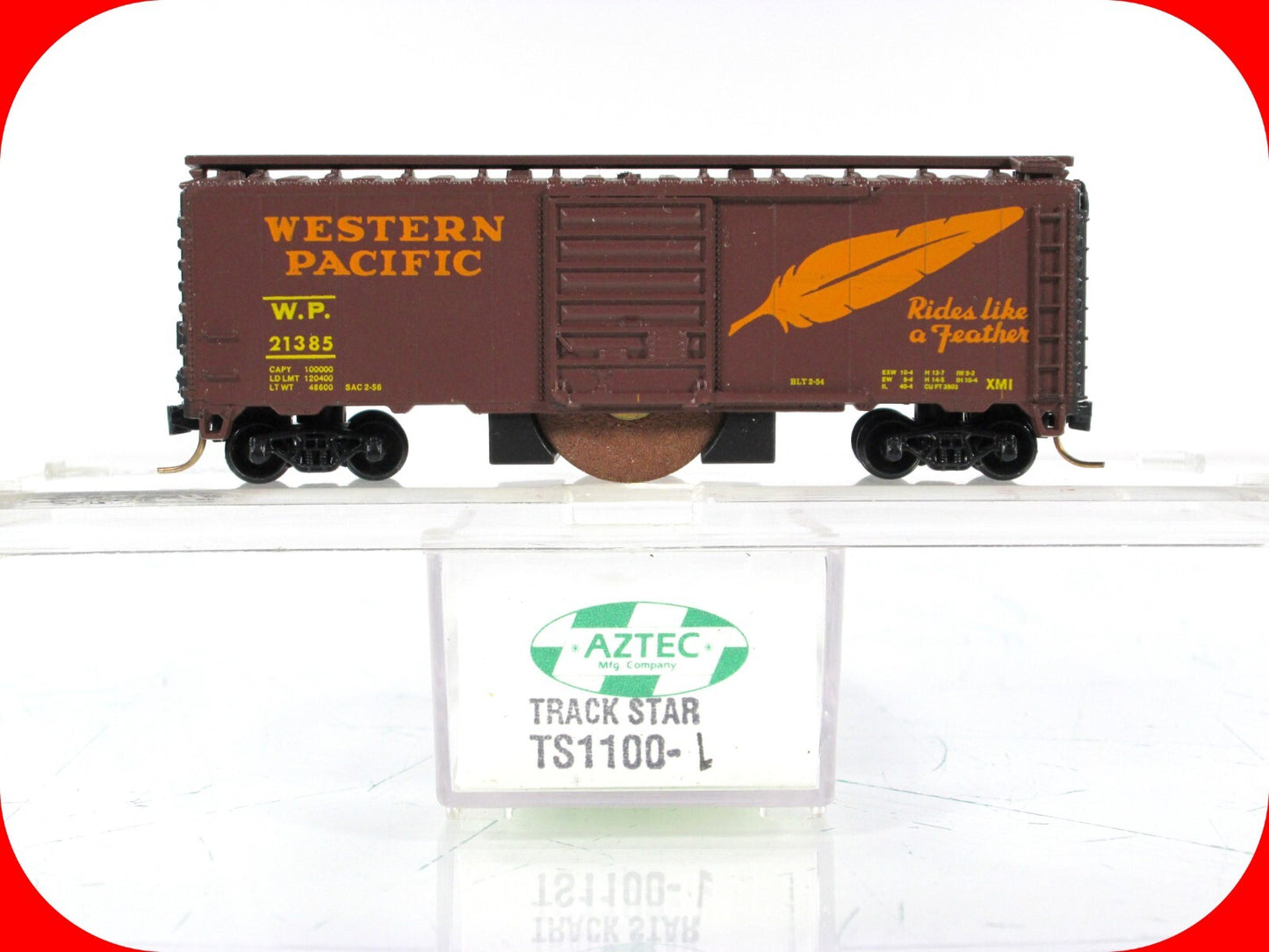 N Scale **WESTERN PACIFIC** Roller Wheel Track Cleaner - AZTEC TS1100, MTL Cplrs