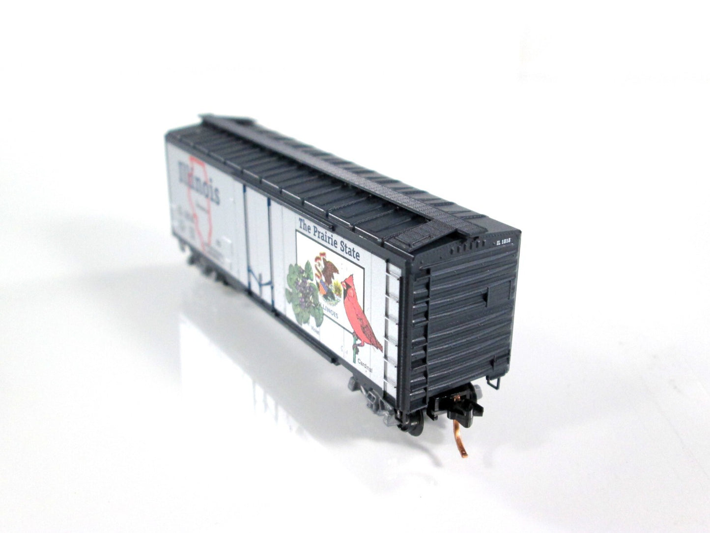 N Scale **ILLINOIS** Prairie State Box Car, IL 1818 -- Micro Trains 21320 **RARE