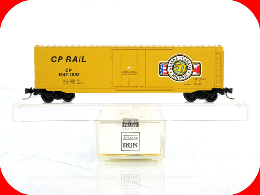 N Scale **ALASKA CANADA HWY** Box Car, CP Rail 1942-1992  Micro Trains *RARE LTD