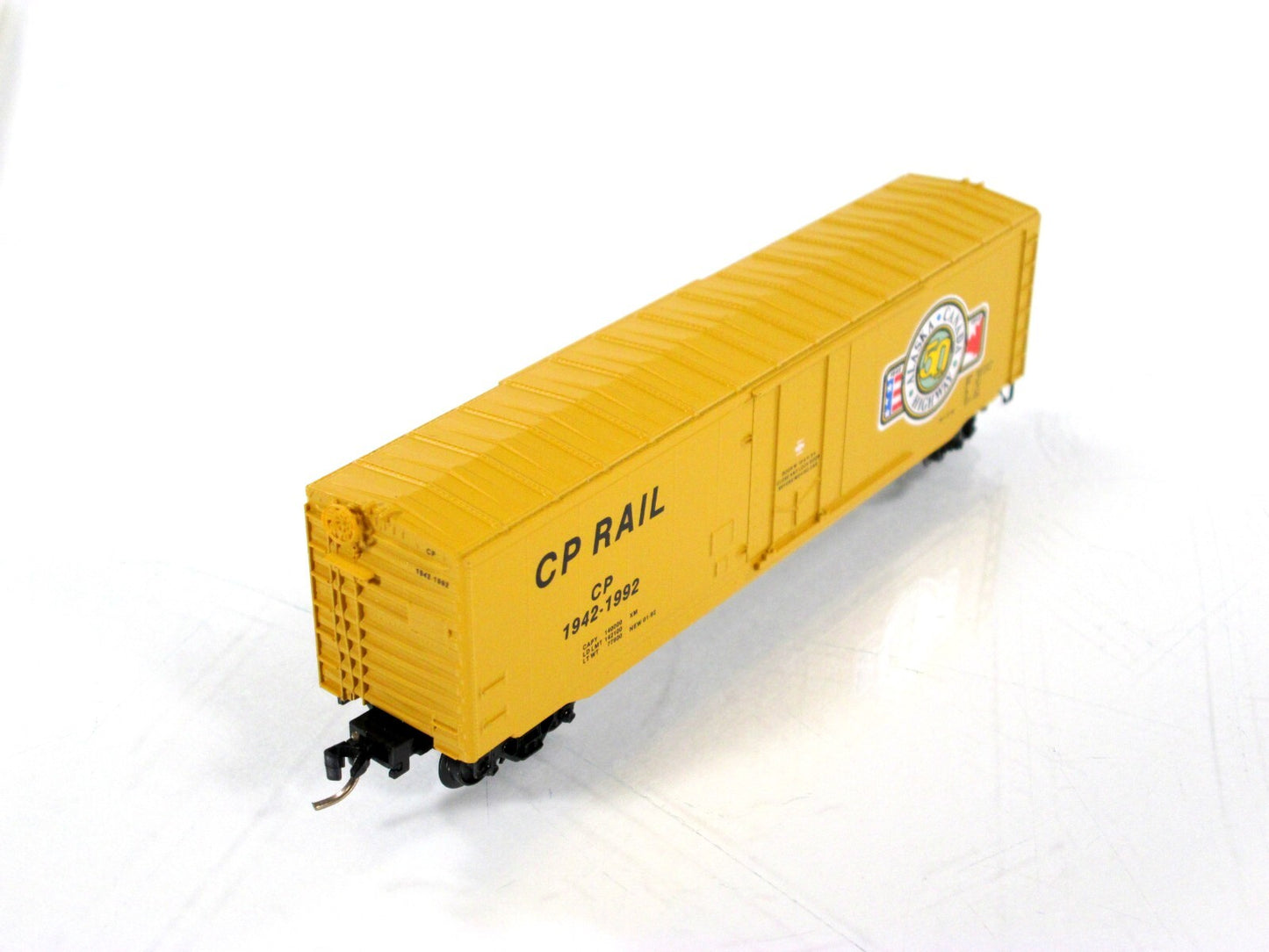 N Scale **ALASKA CANADA HWY** Box Car, CP Rail 1942-1992  Micro Trains *RARE LTD