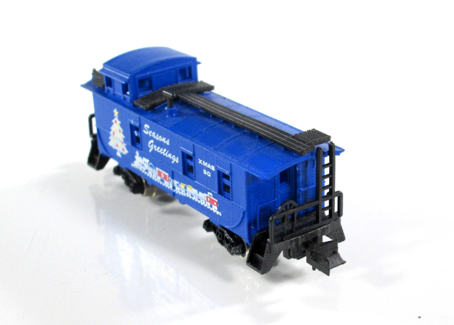 N Scale **SEASON'S GREETINGS** Christmas Caboose 1990 -Bev-Bel, Life-Like 2169-1