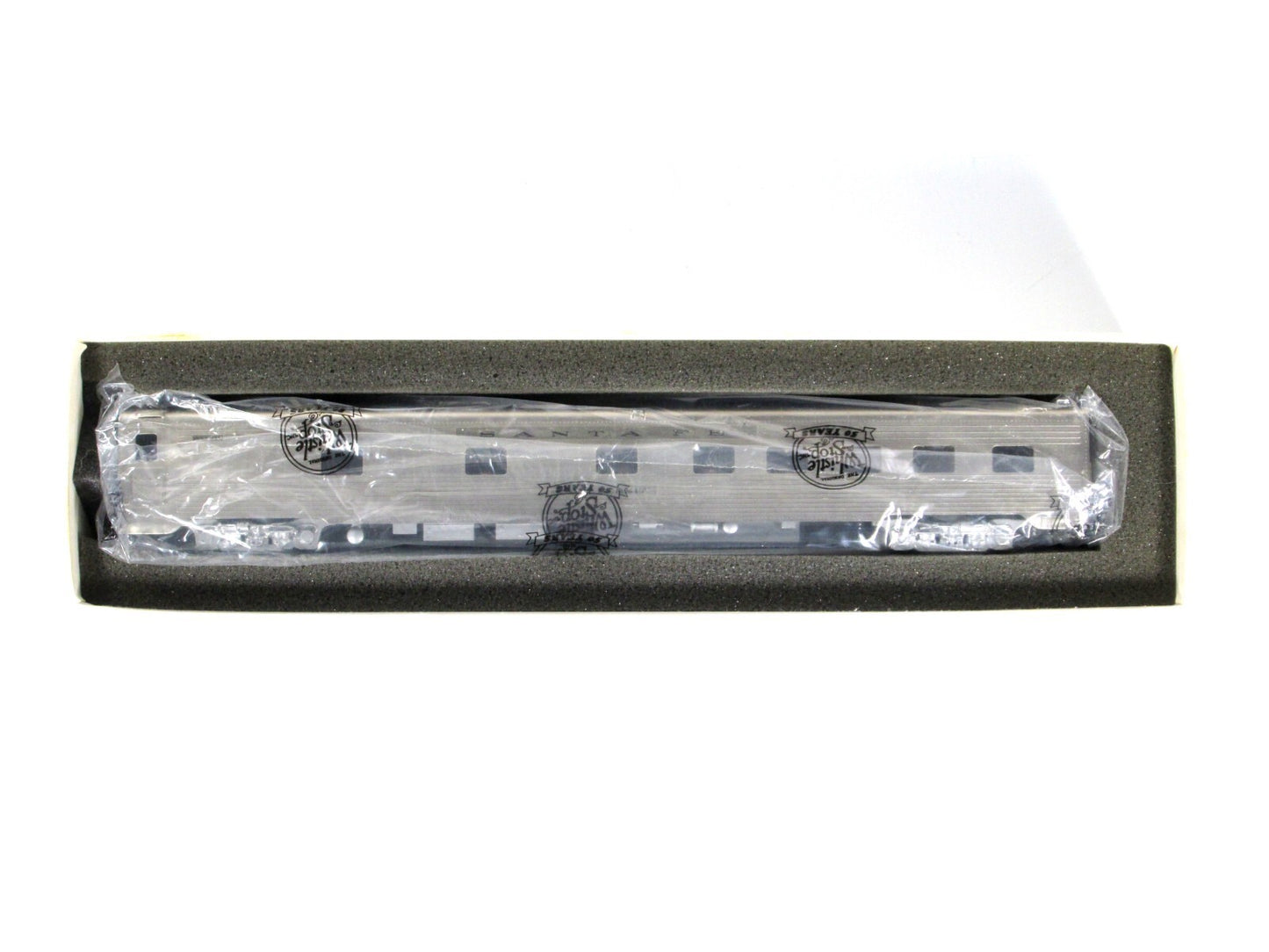 HO Scale BRASS ***SANTA FE*** PALM SUMMIT Sleeper Car ---- Soho 0718, Knuckle Cp