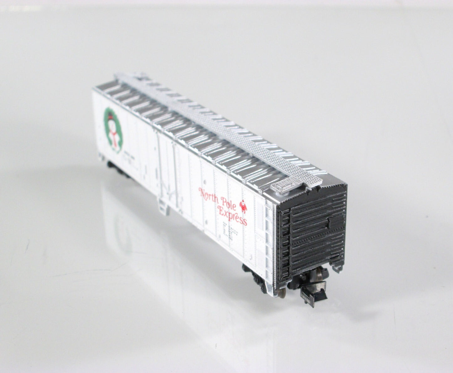 N Scale ***NORTH POLE EXPRESS*** MERRY CHRISTMAS 50' Box Car, NPEX 1986 -- Atlas