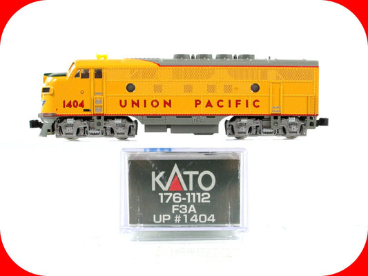 N Scale ***UNION PACIFIC*** F3A Locomotive, UP 1404 --- Kato 176-1112, DCC Ready