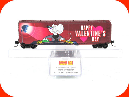 N Scale *****HAPPY VALENTINE'S DAY***** 50' Box Car ------ Micro Trains 03200540
