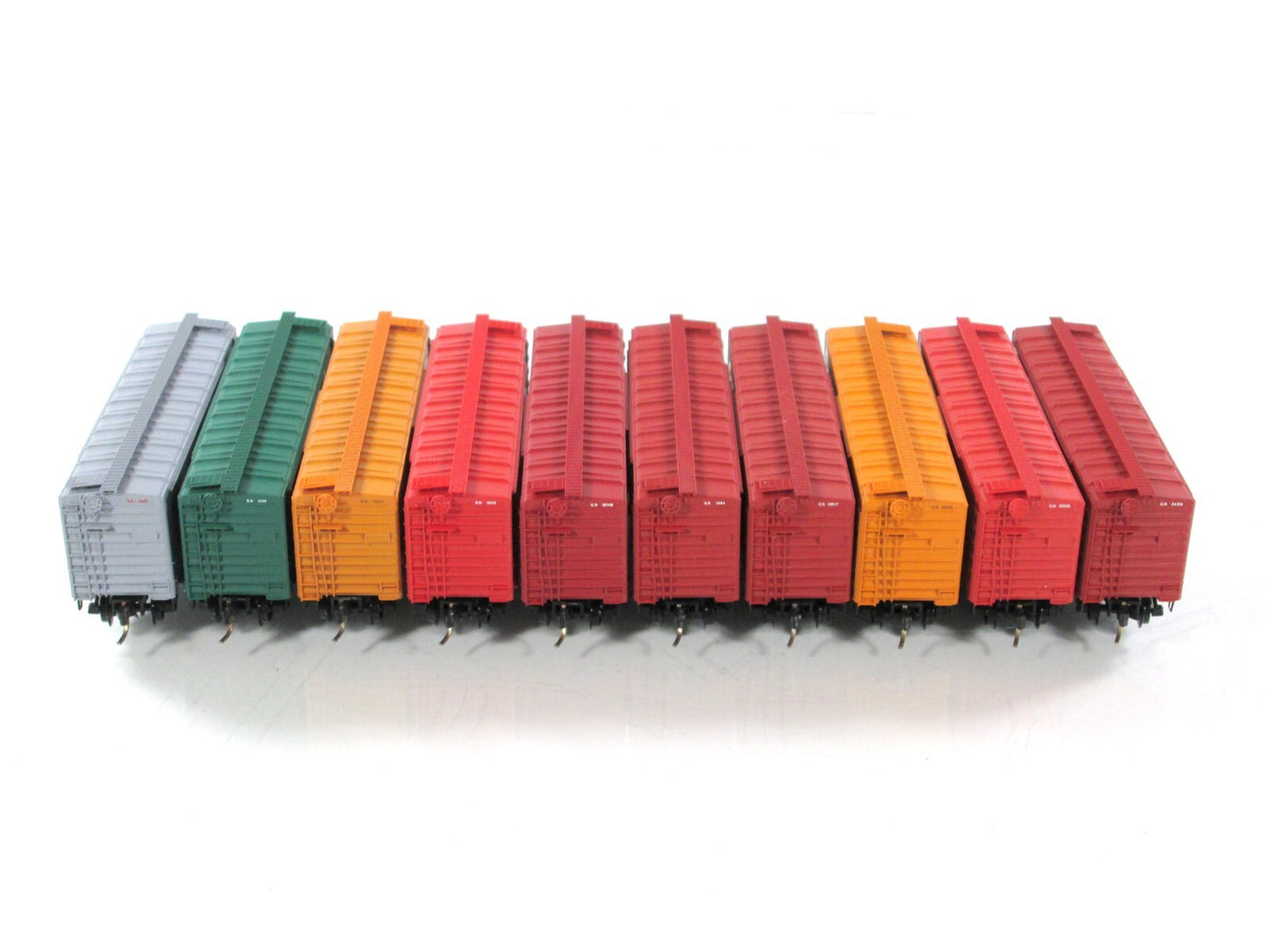 N Scale ***GREAT NORTHERN CIRCUS*** Box Car COMPLETE 10-Pack Set -- Micro Trains