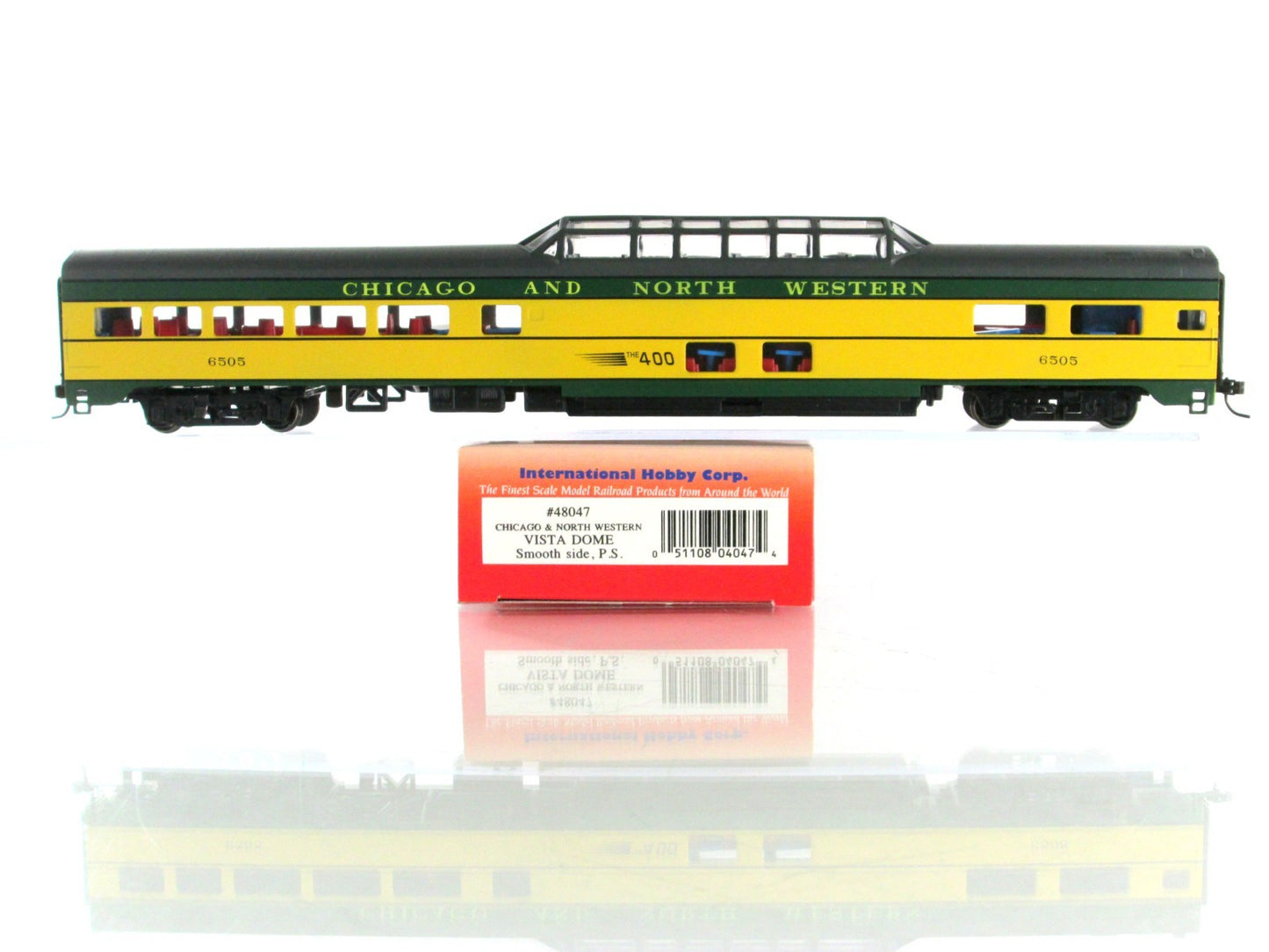 HO Scale **CNW The 400** Passenger Set - IHC 48048 50404, Knuckle Cpl, Interiors