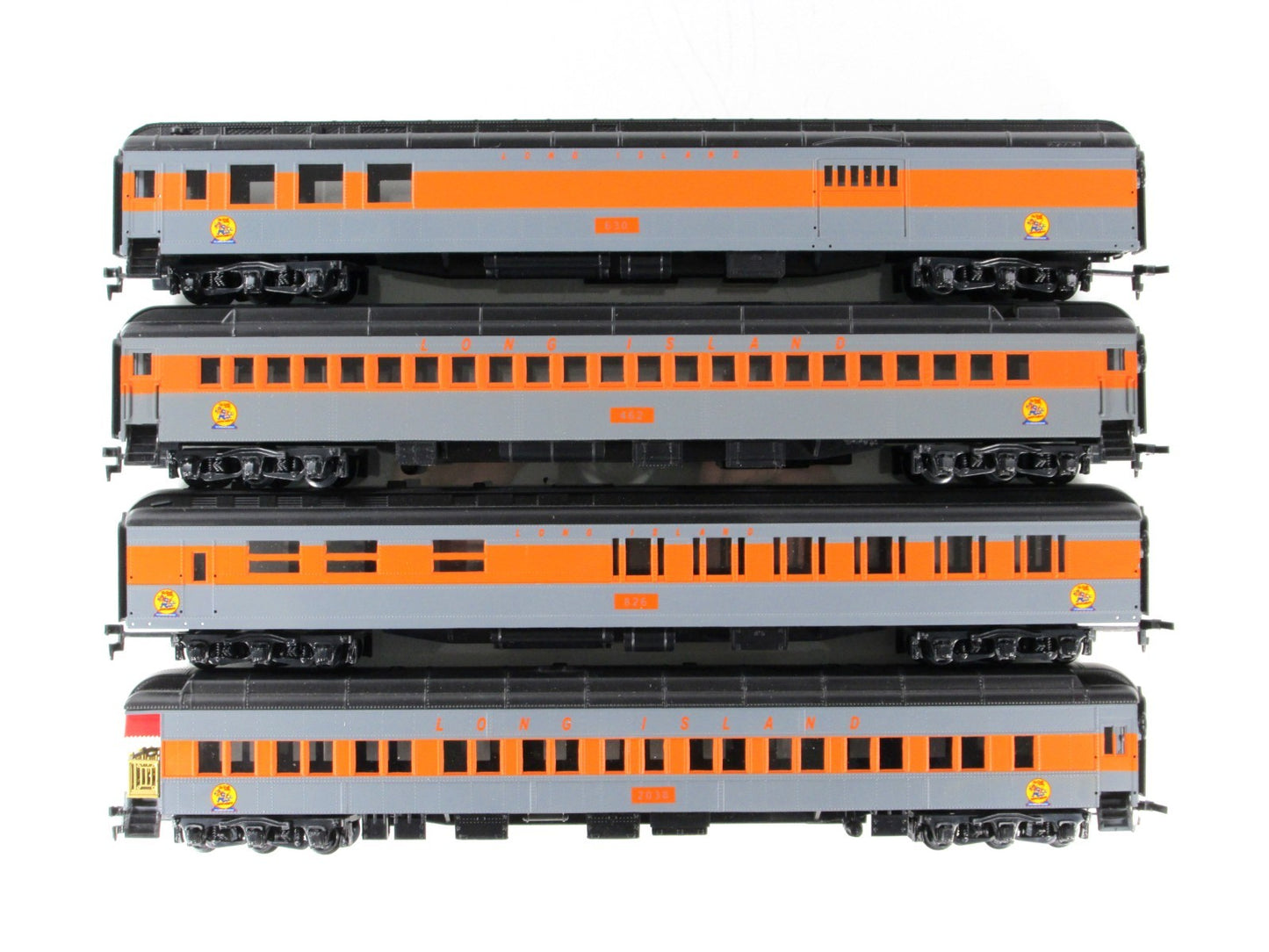 HO Scale ***LONG ISLAND RAILROAD** Heavyweight Passenger Car 4-Pack Set ---- IHC