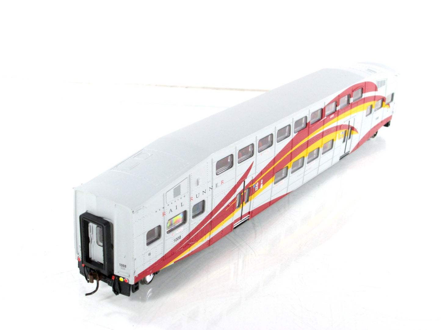 HO Scale ***NEW MEXICO RAIL RUNNER*** Bombardier Coach Car #1008 - Athearn 25726