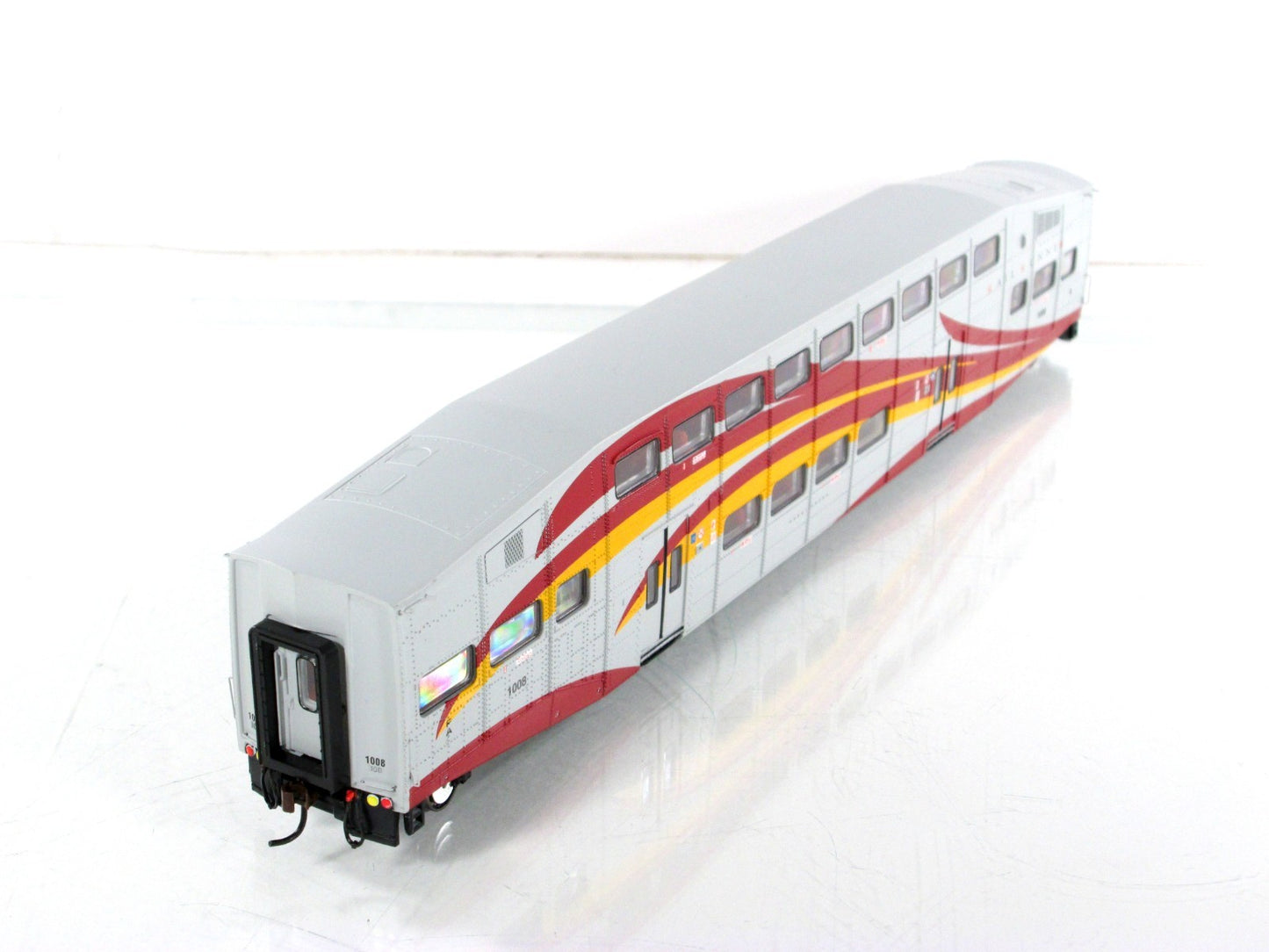HO Scale ***NEW MEXICO RAIL RUNNER*** Bombardier Coach Car #1008 - Athearn 25726