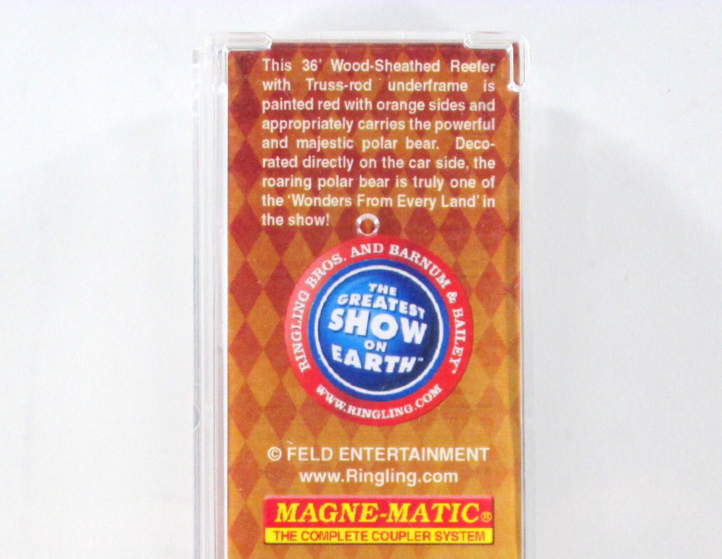 N Scale ***RINGLING CIRCUS*** Polar Bear Box Car #20151 ---Micro Trains 05800100