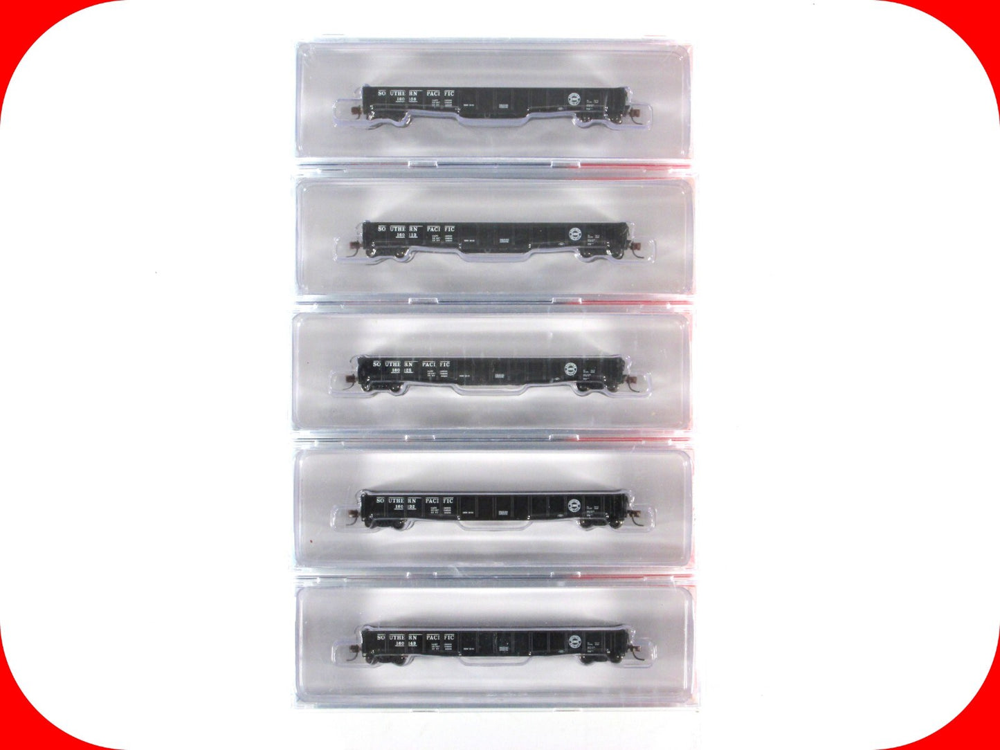 N Scale **SOUTHERN PACIFIC** ACF 70-Ton 52' Gondola 5-Car Set -BLMA Models *RARE