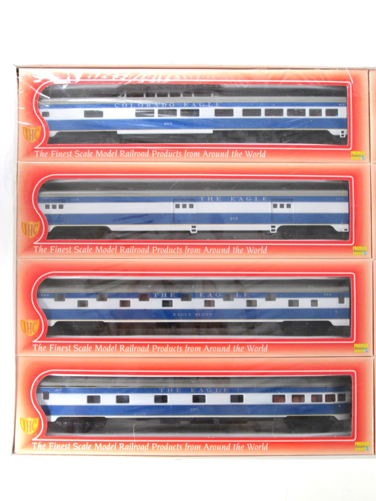 HO Scale **COLORADO EAGLE, MOPAC** Set - IHC 48168 50419, Knuckle Cpl, Interiors