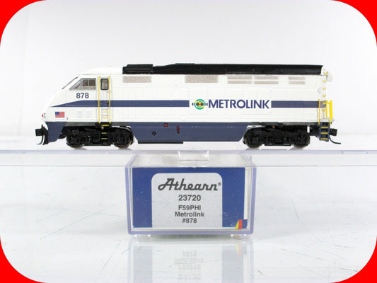 N Scale ***METROLINK*** Bombardier F59PHI Diesel #878 -- Athearn 23720 **DCC Rdy