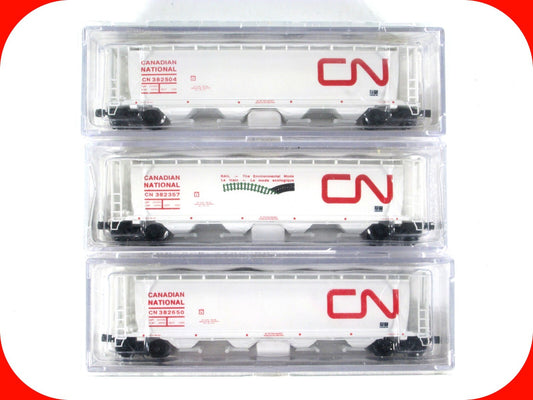 N Scale **CANADIAN NATIONAL** Hopper 3-Set 2 - Intermountain PWRS Special *RARE*