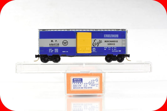 N Scale **MISSOURI PACIFIC** Eagle Box Car - Micro Trains, Lowell Smith 6464-150