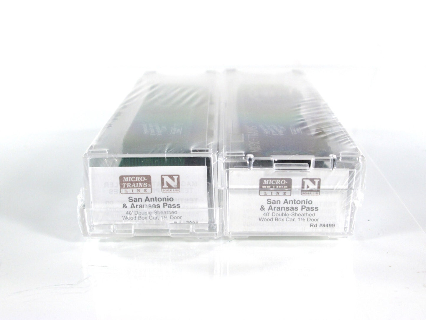 N Scale **SAN ANTONIO & ARANSAS PASS** Box Car 2-Pack - Micro Trains Special Run