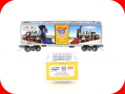 N Scale ***UNION PACIFIC GOLDEN SPIKE*** Box Car - Micro Trains NSE 18-170 *RARE