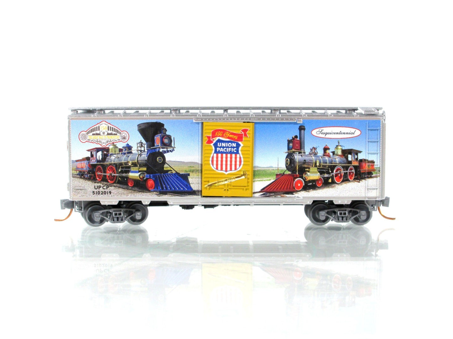 N Scale ***UNION PACIFIC GOLDEN SPIKE*** Box Car - Micro Trains NSE 18-170 *RARE