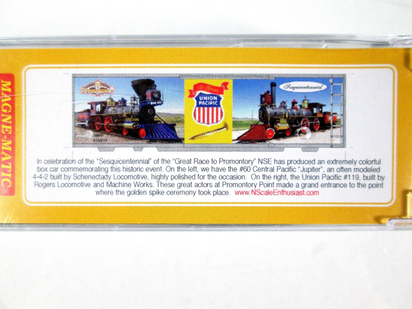 N Scale ***UNION PACIFIC GOLDEN SPIKE*** Box Car - Micro Trains NSE 18-170 *RARE