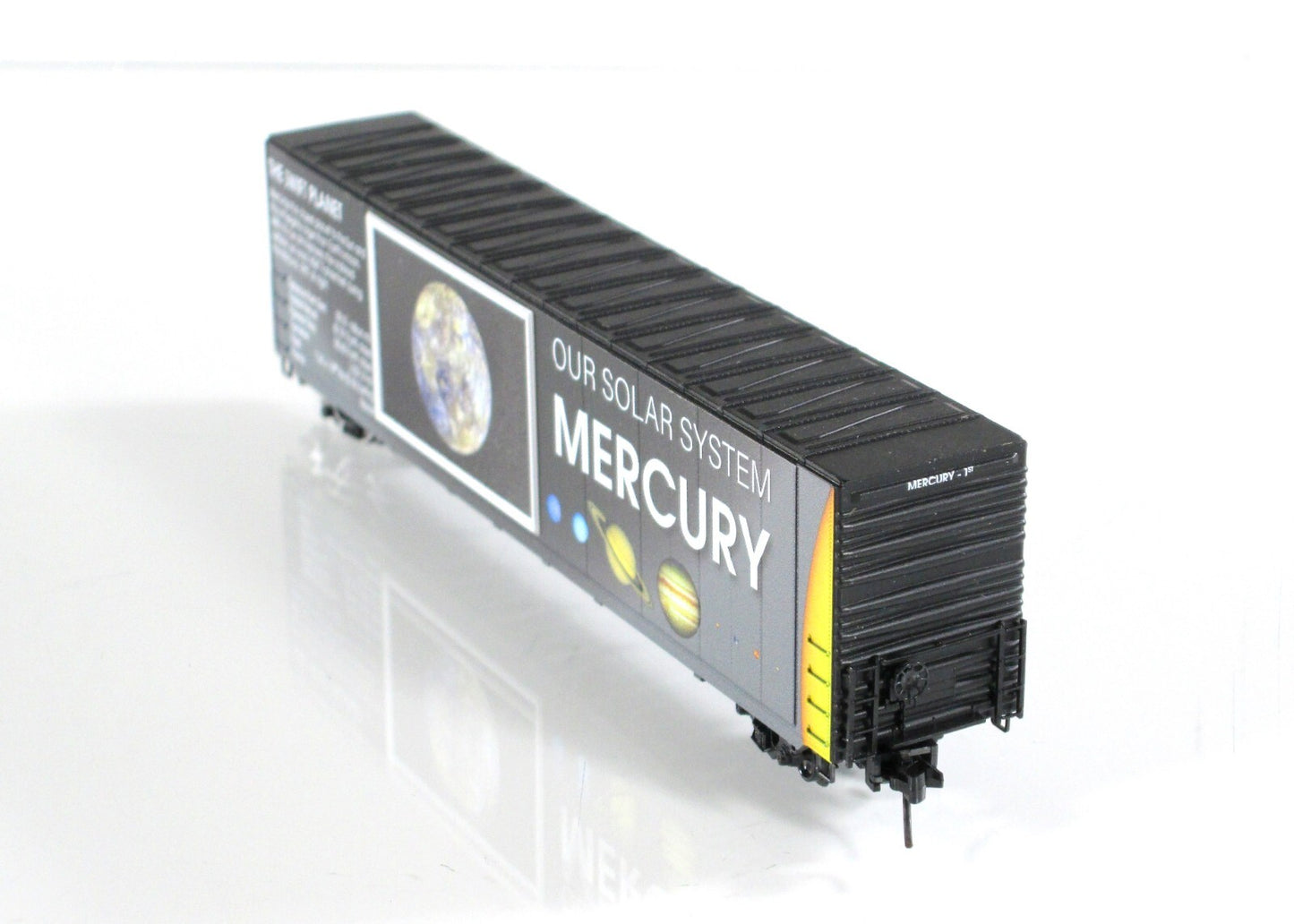 N Scale *MERCURY* Solar System Planet Series 60' Box Car --Micro Trains 10202831