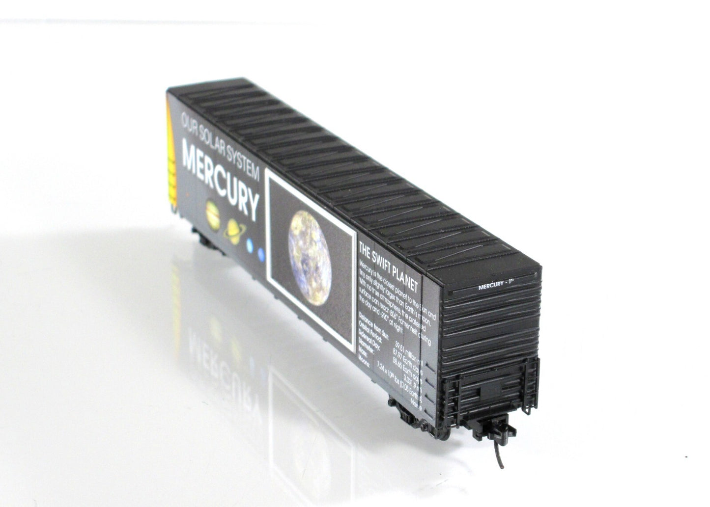 N Scale *MERCURY* Solar System Planet Series 60' Box Car --Micro Trains 10202831