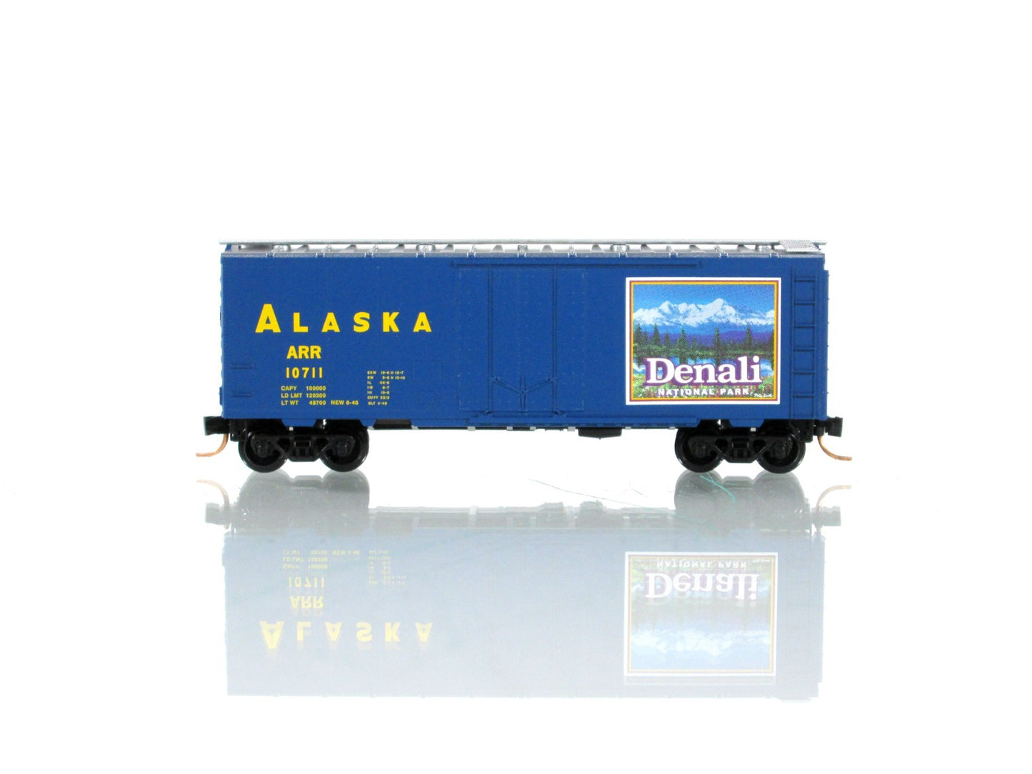 N Scale **DENALI** National Park, ALASKA Box Car #10711 - MTL, Lowell Smith RARE