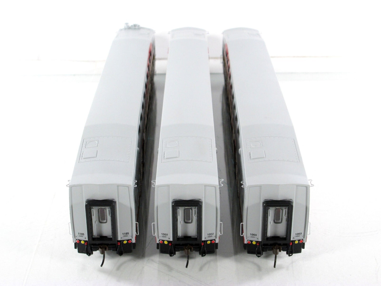 HO Scale *NEW MEXICO RAIL RUNNER* Bombardier Set #1105,1002,1003 - Athearn 25910