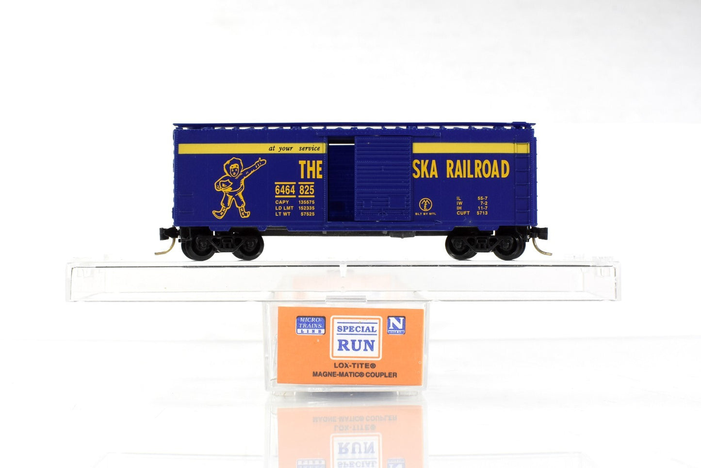 N Scale **ALASKA RAILROAD** Box Car - MTL / Lowell Smith / Lionel 6464-825 *RARE