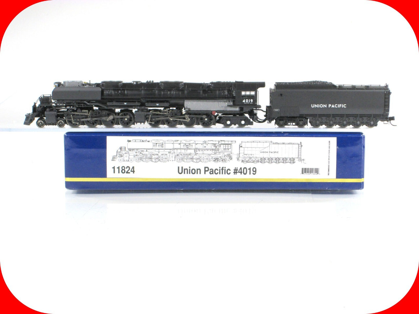 N Scale ***UNION PACIFIC 4-8-8-4 BIG BOY*** UP #4019 - Athearn 11824, DCC Sound