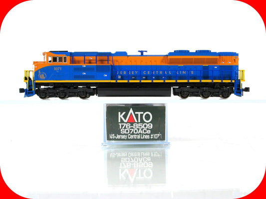 N Scale ***JERSEY CENTRAL LINES*** SD70ACe Diesel 1071 -Kato 176-8509, DCC Ready