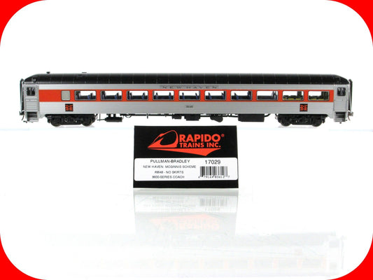 HO Scale **NEW HAVEN** Coach #8648 - Rapido 17029, Lighting *RARE