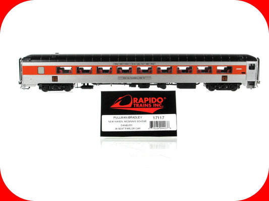 HO Scale **NEW HAVEN** 36-Seat Parlor DANBURY ----- Rapido 17117, Lighting *RARE
