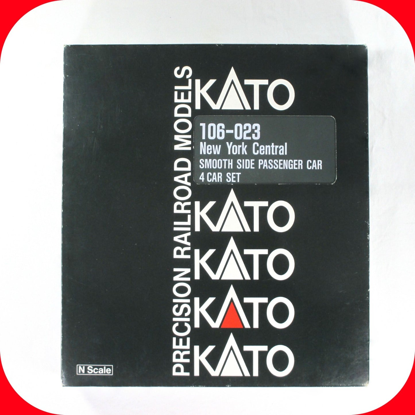 N Scale **NEW YORK CENTRAL** Smoothside Passenger Car 4-Pack Set -- Kato 106-023