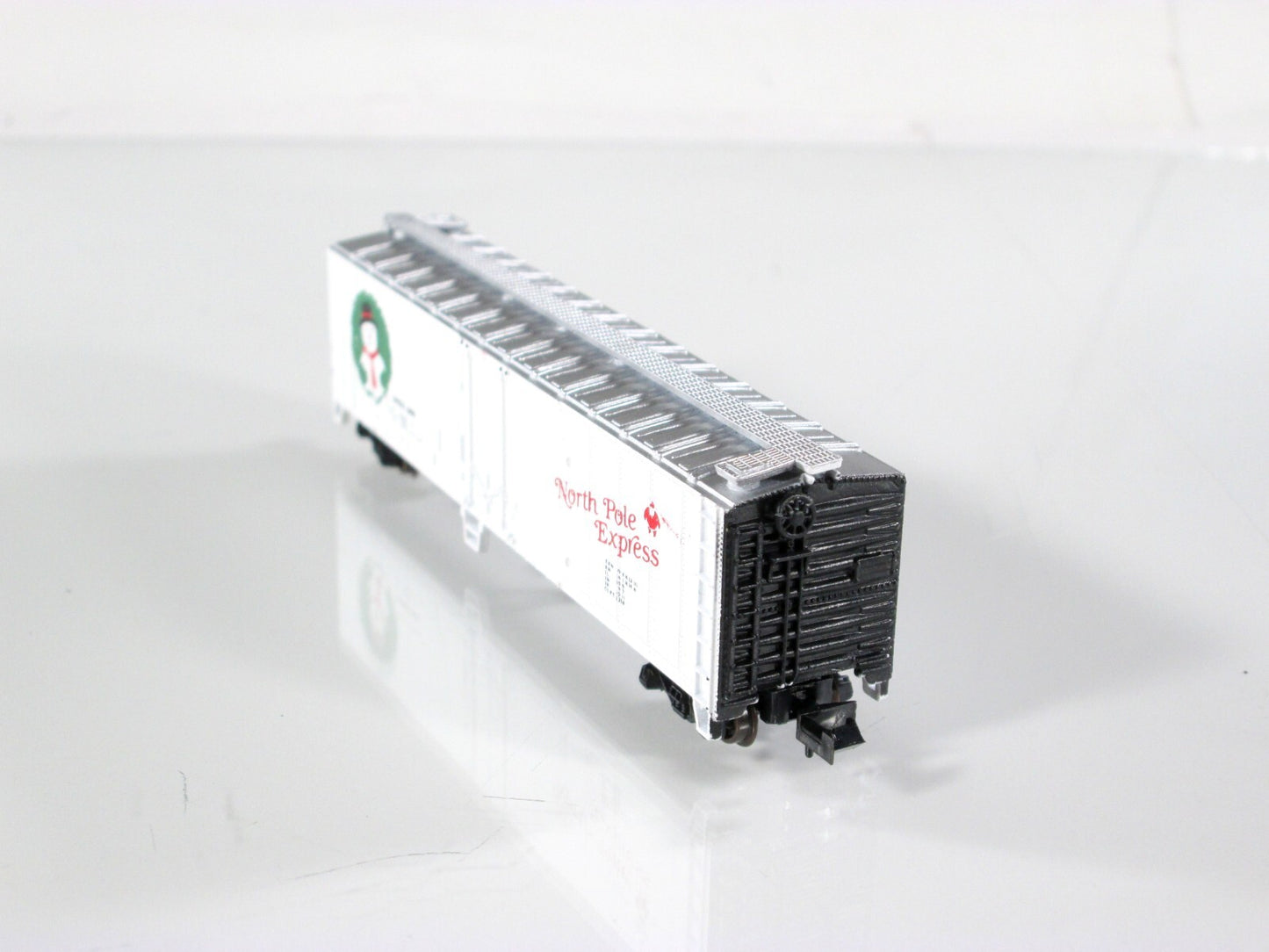 N Scale ***NORTH POLE EXPRESS*** MERRY CHRISTMAS 50' Box Car - NPEX 1986 - Atlas