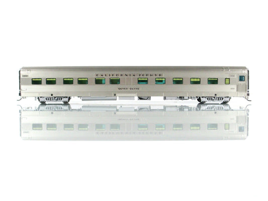 HO Scale ***CB&Q CA ZEPHYR*** SILVER BUTTE Sleeper 425 --- Broadway 509, Lighted