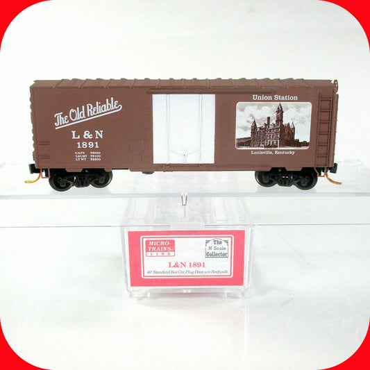 N Scale L&N 1891 THE OLD RELIABLE, Union Station Box Car -Micro Trains NSC 08-01