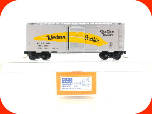 N Scale ***WESTERN PACIFIC*** 40' Box Car - MTL / Lowell Smith / Lionel 6464-100