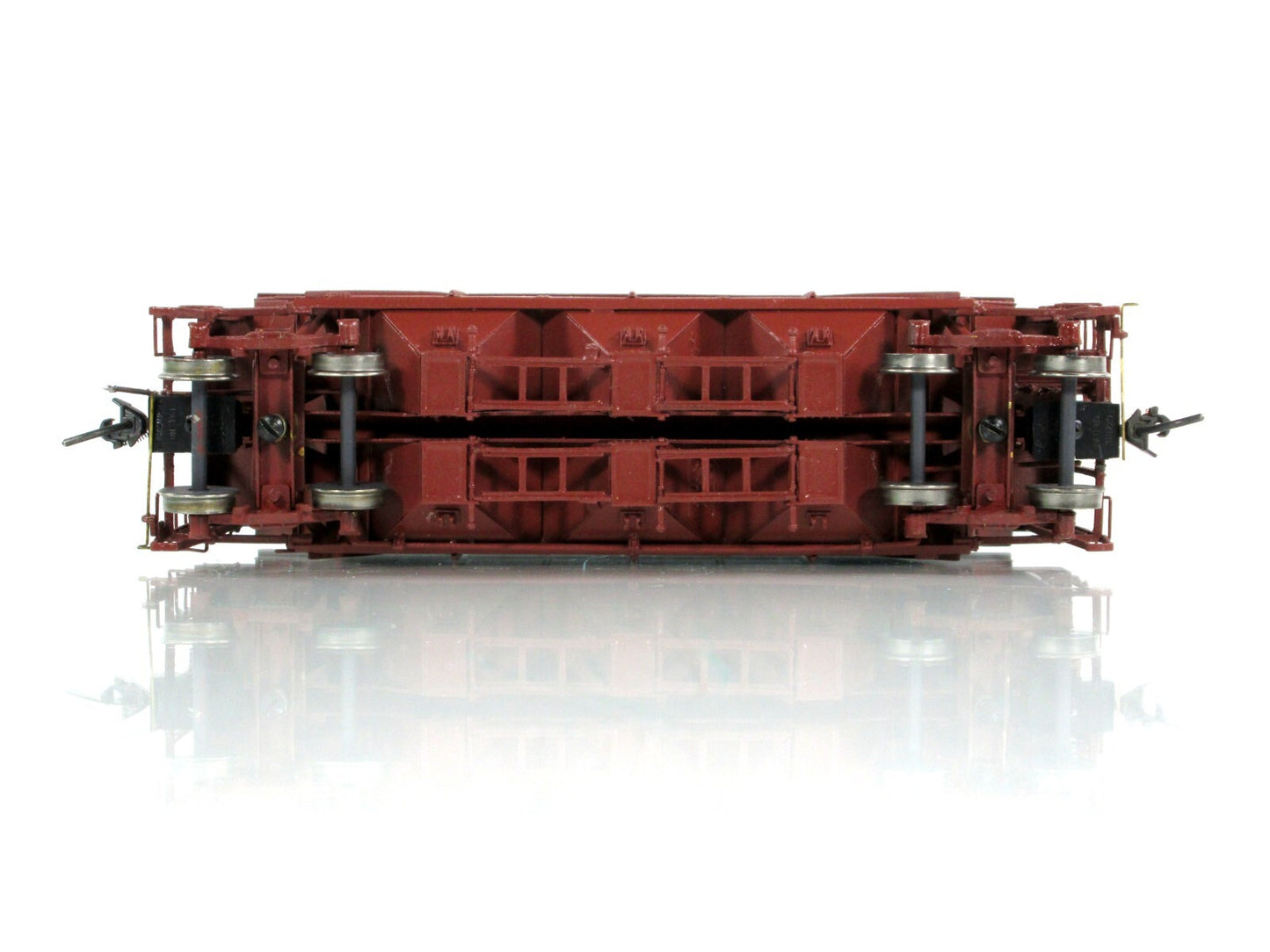 HO Scale BRASS **PENNSYLVANIA** H30 A Covered 3-Bay Hopper - Overland 3328, Ajin