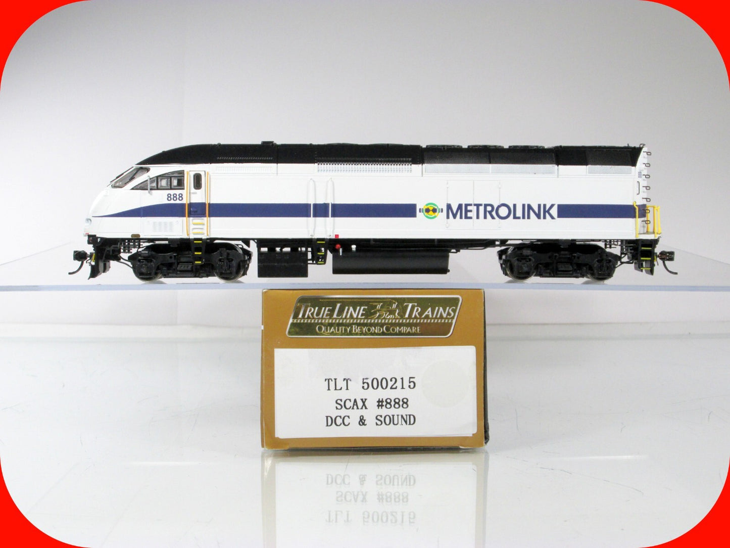 HO Scale ***METROLINK*** MP36 #888 - True Line Trains 500215 DCC Sound **RARE