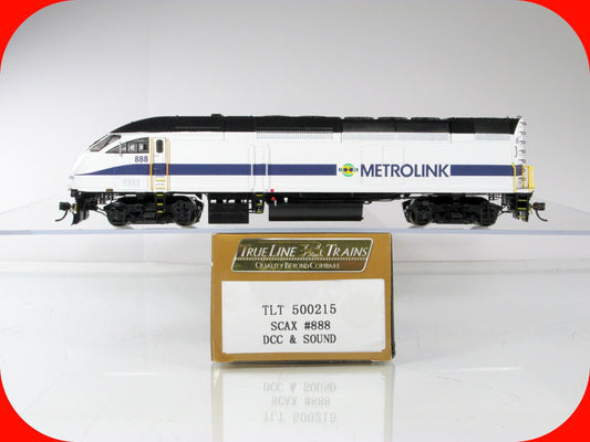 HO Scale ***METROLINK*** MP36 #888 - True Line Trains 500215 DCC Sound **RARE