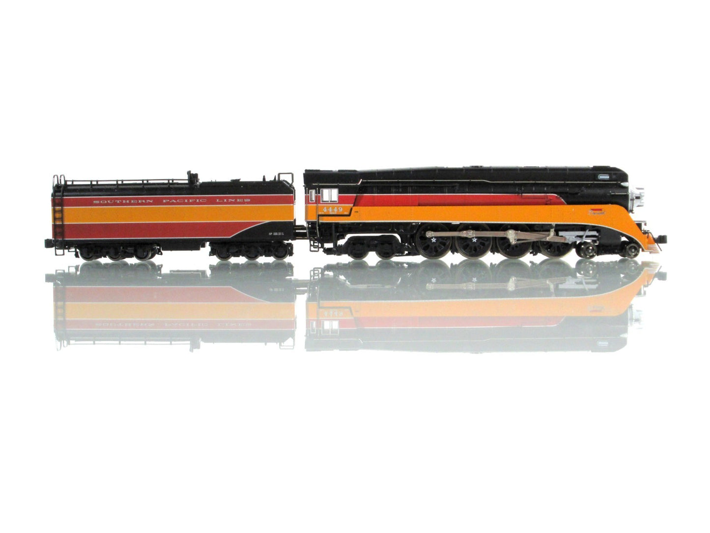 N Scale **SOUTHERN PACIFIC DAYLIGHT** 4-8-4 GS-4 #4449 -Kato 126-0305, DCC Ready