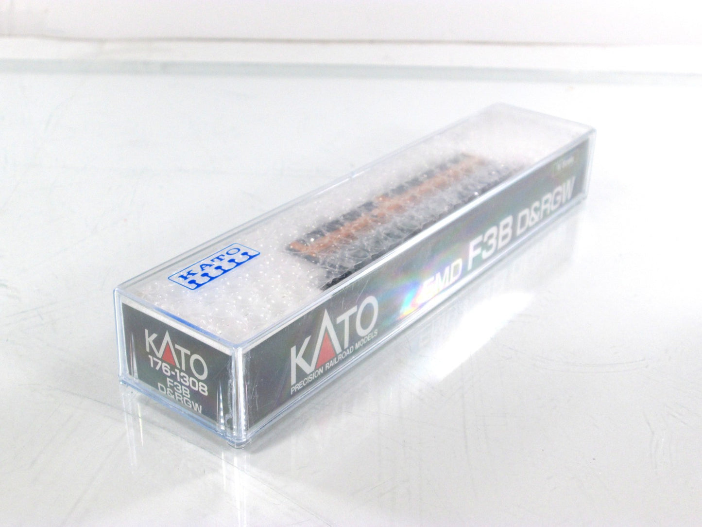 N Scale **DENVER & RIO GRANDE WESTERN** F3B Locomotive -Kato 176-1308 *DCC Ready