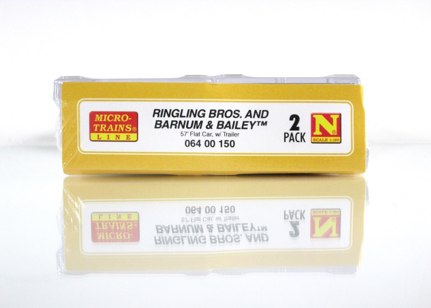 N Scale *RINGLING DRAGONS & FUNUNDRUM* 57' TOFC Set -Micro Trains 06400150 *RARE