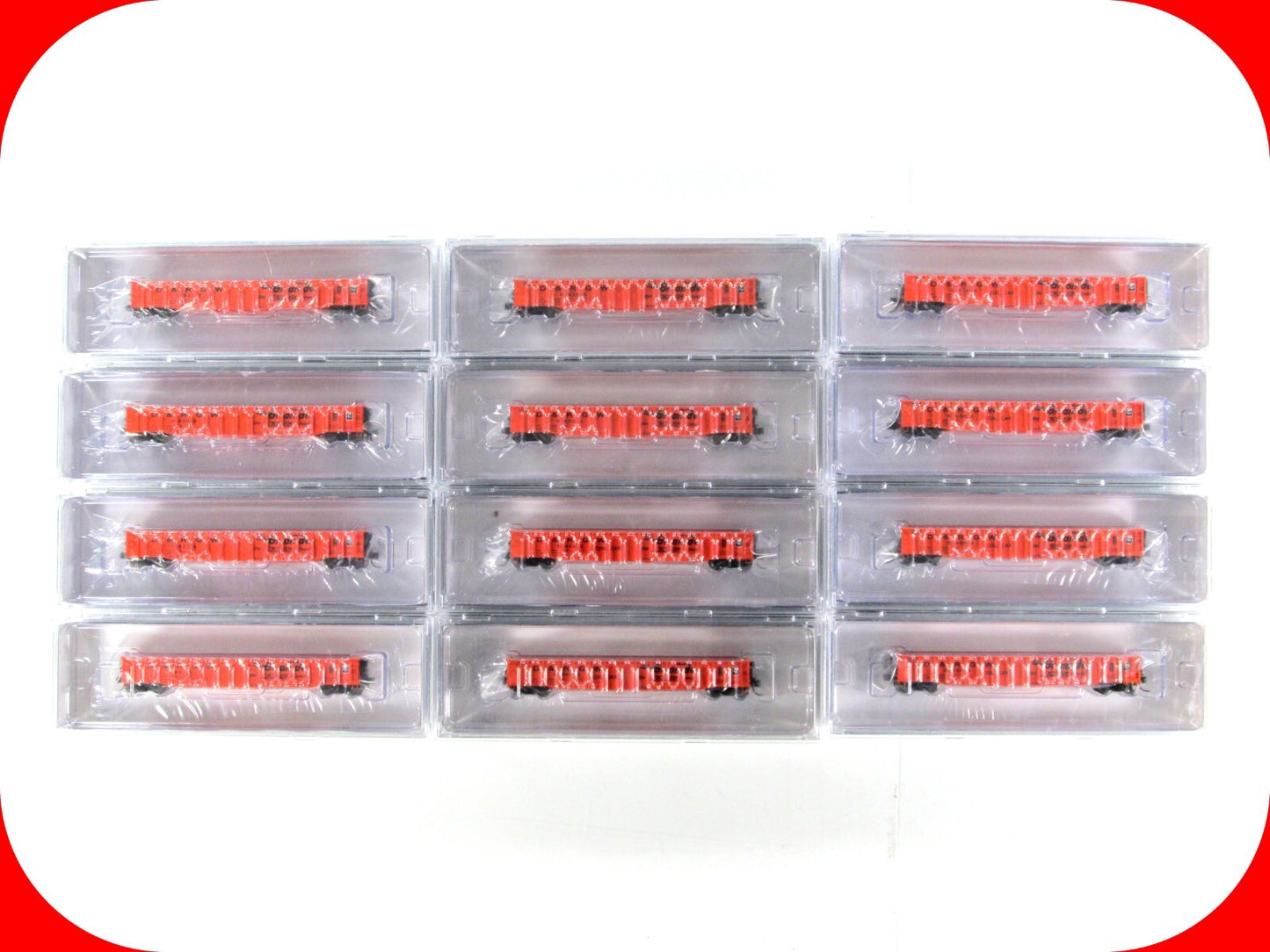 N Scale *DENVER RIO GRANDE WESTERN* 52' Gondola 12-Car Set - TrainWorx FVM 25201