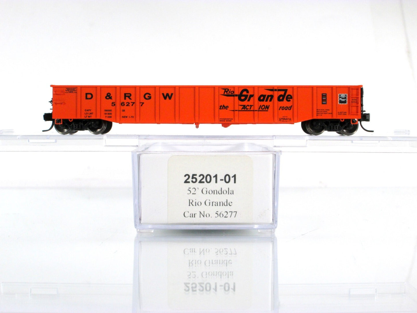 N Scale *DENVER RIO GRANDE WESTERN* 52' Gondola 12-Car Set - TrainWorx FVM 25201