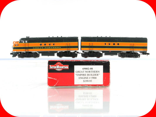 N Scale ***GN EMPIRE BUILDER*** FT A/B #5900 - Intermountain 69002-08, DCC Ready