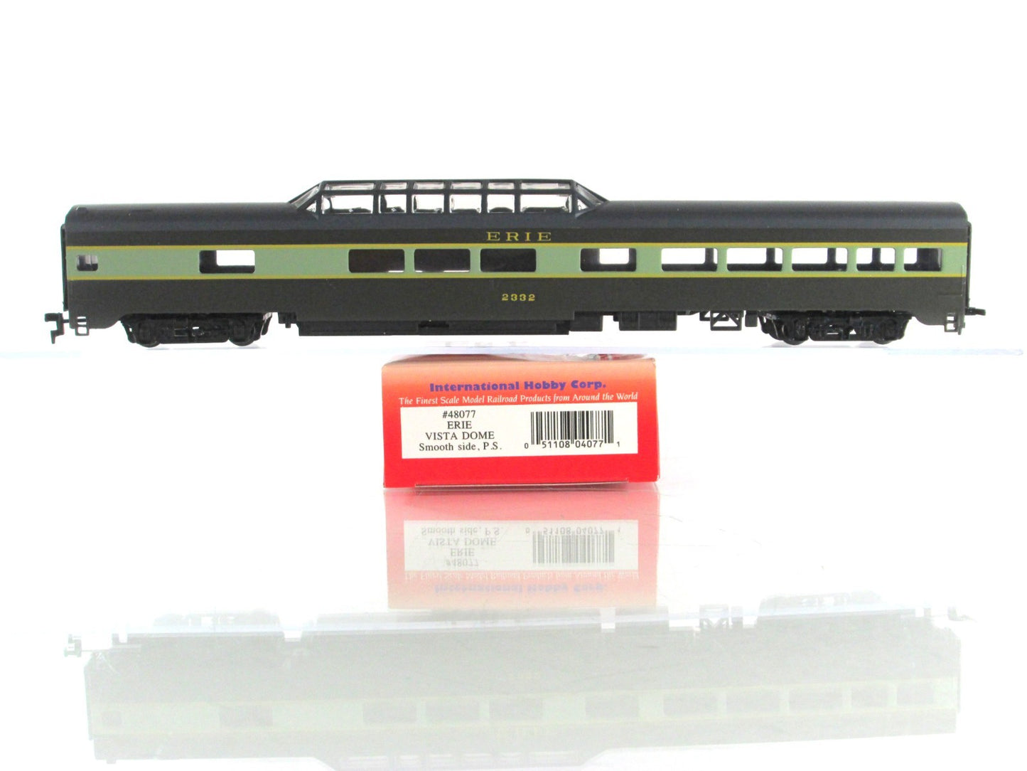 HO Scale ***ERIE RAILROAD*** Lightweight Passenger Car 8-Pack Set ---- IHC 50408