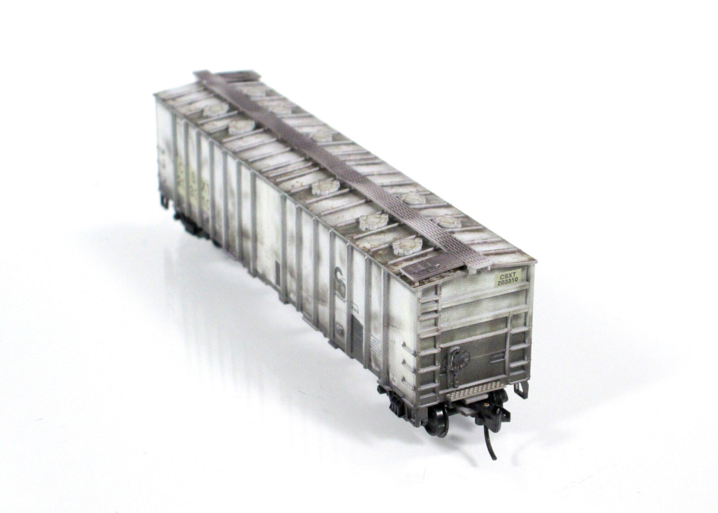 N Scale **CSX, ex-C&O** Weathered Hopper - CSXT 203310 - Micro Trains 09844180